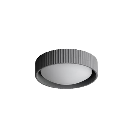 ET2 Souffle 11" Wide LED Flush Mount Drum Ceiling Fixture Gray