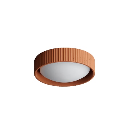 ET2 Souffle 11" Wide LED Flush Mount Drum Ceiling Fixture Terra Cotta