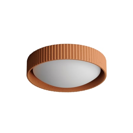 ET2 Souffle 14" Wide LED Flush Mount Drum Ceiling Fixture Terra Cotta