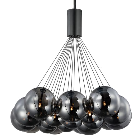 ET2 Burst 20 Light 35" Wide LED Multi Light Pendant Black / Smoke