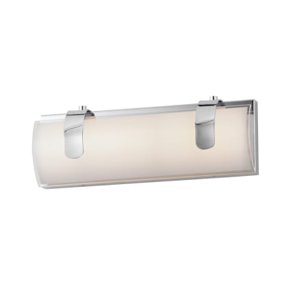 ET2 Clutch 13" Wide LED Bath Bar Polished Chrome