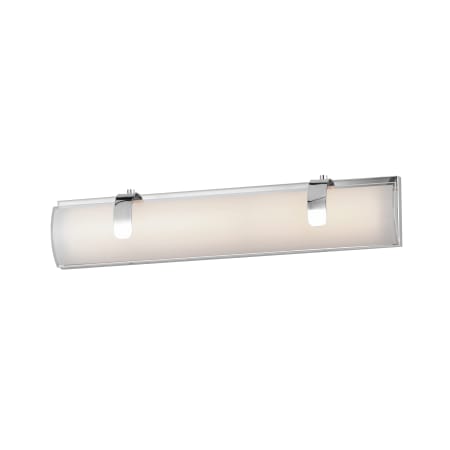 ET2 Clutch 22" Wide LED Bath Bar Polished Chrome