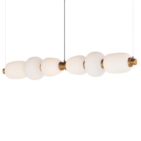 ET2 Soji 6 Light 60" Wide LED Linear Pendant Black / Gold