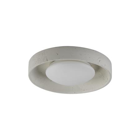 ET2 Matera 15" Wide Flush Mount Drum Ceiling Fixture Chaulk White