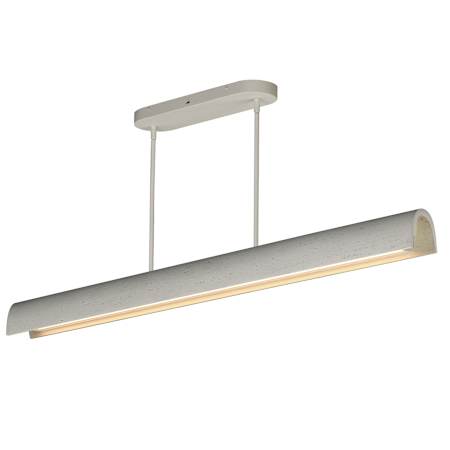 ET2 Matera 61" Wide Linear Pendant Chaulk White