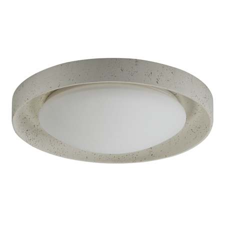 ET2 Matera 22" Wide Flush Mount Drum Ceiling Fixture Chaulk White