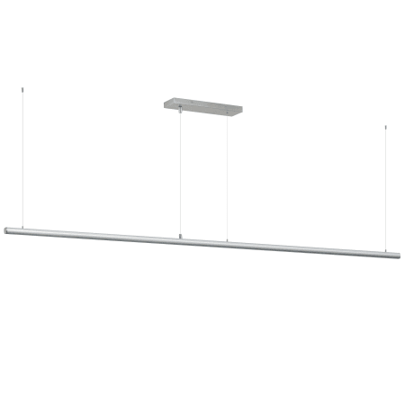 ET2 Continuum 94" Wide LED Linear Chandelier Satin Aluminum
