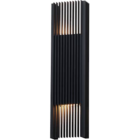 ET2 Rampart 30" Tall Outdoor Wall Sconce Black