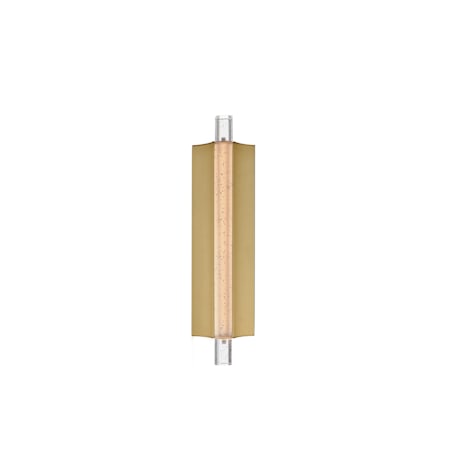 ET2 Hyperion 18" Tall LED Wall Sconce Gold / Clear Crystal