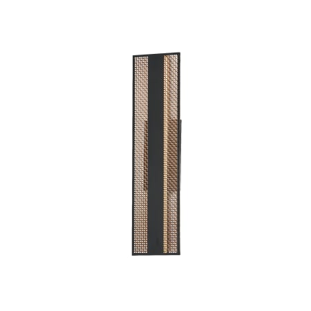 ET2 Interlace 2 Light 24" Tall LED Outdoor Wall Sconce Black / Aged Copper