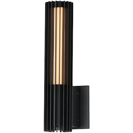 ET2 Citadel 15" Tall Outdoor Wall Sconce Black