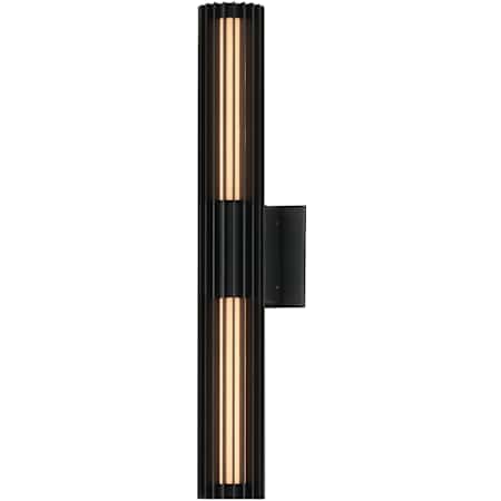 ET2 Citadel 24" Tall Outdoor Wall Sconce Black