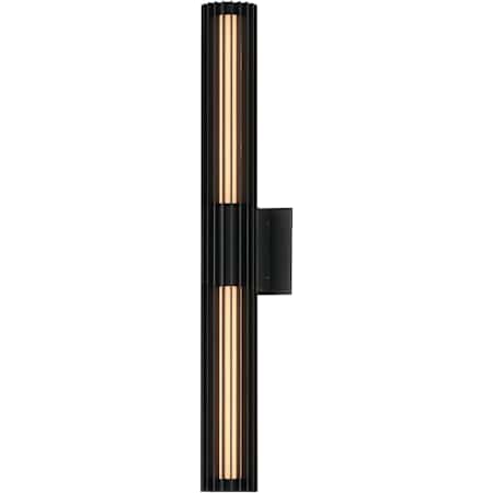 ET2 Citadel 28" Tall Outdoor Wall Sconce Black