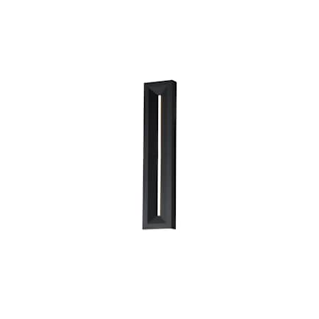 ET2 Fosso 24" Tall LED Outdoor Wall Sconce Black