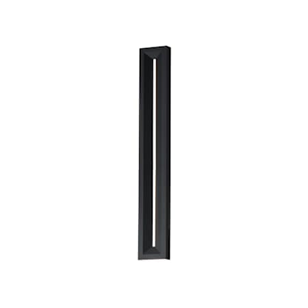 ET2 Fosso 36" Tall LED Outdoor Wall Sconce Black