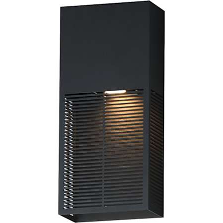 ET2 Grate 14" Tall Outdoor Wall Sconce Black