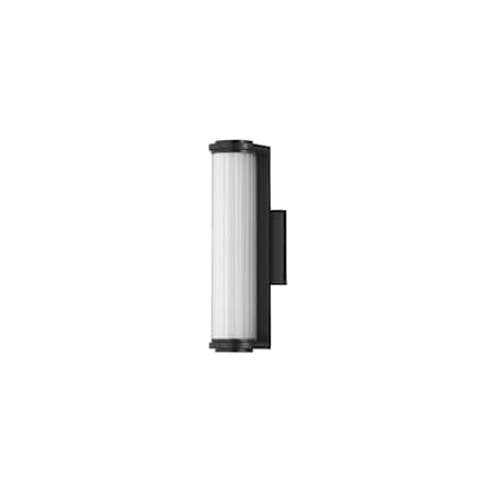 ET2 Vetra 13" Tall Outdoor Wall Sconce Black