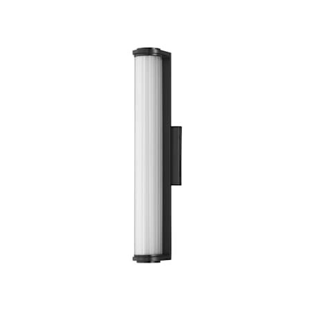 ET2 Vetra 21" Tall Outdoor Wall Sconce Black