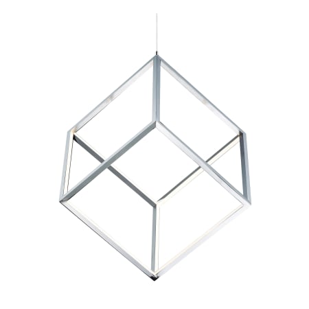 ET2 4 Square 21" Wide LED Chandelier Polished Chrome