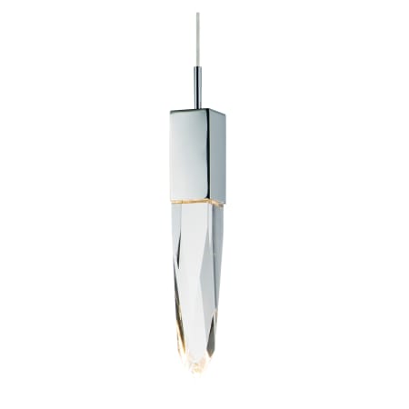 ET2 Quartz 5" Wide LED Mini Pendant Polished Chrome
