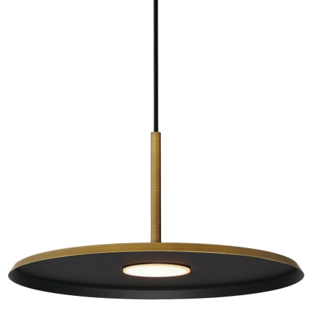 ET2 Berliner 14" Wide LED Pendant Antique Brass
