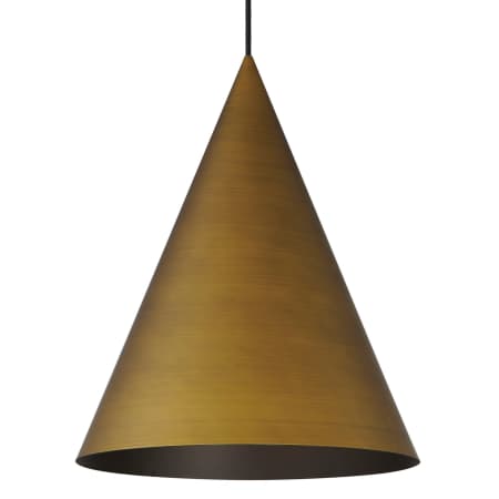 ET2 Pitch 14" Wide LED Pendant Antique Brass