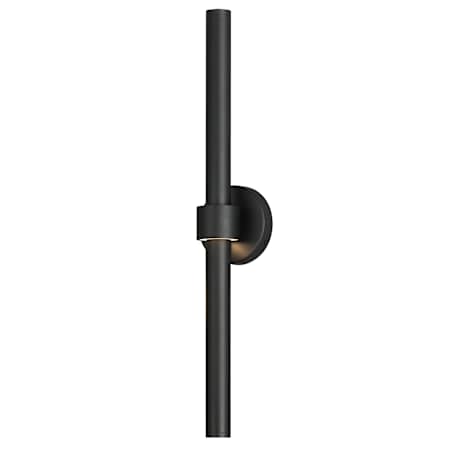 ET2 Reveal Outdoor 28" Tall Outdoor Wall Sconce Black