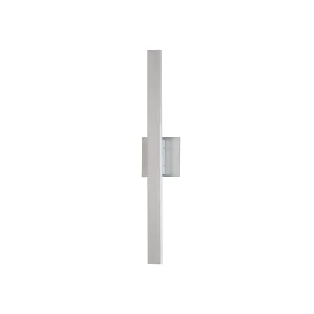 ET2 Alumilux 24" Tall LED Outdoor Wall Sconce with Acrylic Diffuser Satin Aluminum
