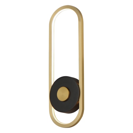 ET2 Gravity 18" Tall LED Wall Sconce Black / Gold