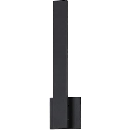 ET2 Alumilux Line 18" Tall Outdoor Wall Sconce Black