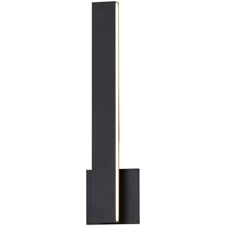 ET2 Alumilux Sideline 18" Tall Outdoor Wall Sconce Black
