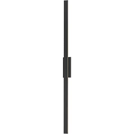 ET2 Alumilux Sideline 96" Tall Outdoor Wall Sconce Black