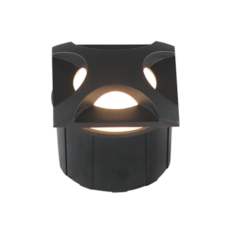 ET2 Single Alumilux Landscape 3" Wide 12V LED Square In-Ground Well Light Black