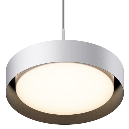 ET2 Echo 16" Wide LED Pendant White / Black