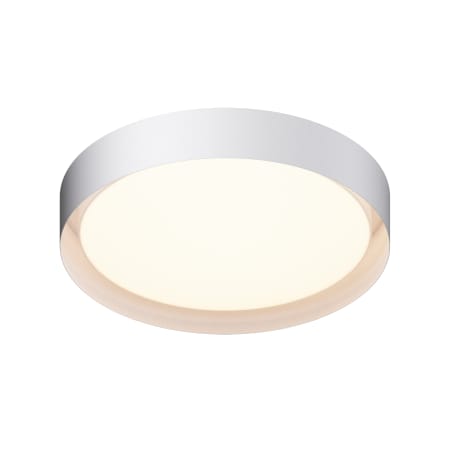 ET2 Echo 24" Wide LED Flush Mount Drum Ceiling Fixture White