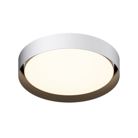 ET2 Echo 24" Wide LED Flush Mount Drum Ceiling Fixture White / Black