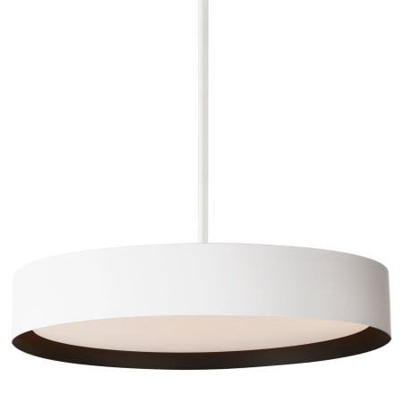 ET2 Echo 24" Wide LED Pendant White / Black