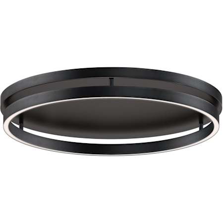 ET2 Groove 24" Wide Flush Mount Ceiling Fixture Black