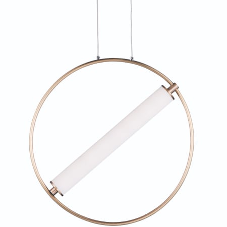 ET2 Flare 18" Wide LED Pendant Black / Soft Gold
