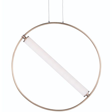 ET2 Flare 24" Wide LED Pendant Black / Soft Gold