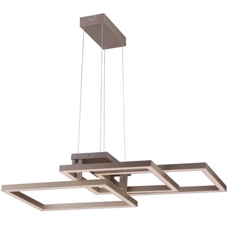 ET2 Traverse 3 Light 36" Wide LED Chandelier Champagne