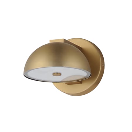 ET2 Cauldron Single Light 7" Tall LED Wall Sconce Gold