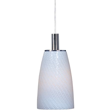 ET2 Carte 4" 1 Light Pendant Satin Nickel