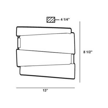 Eurofase Lighting-12608-12608 Line Drawing 2