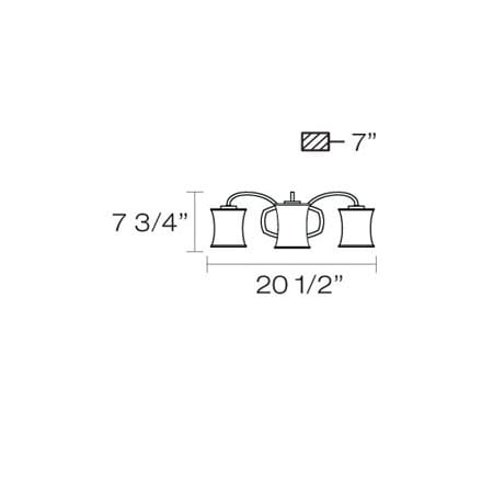 Eurofase Lighting-19406-19406 Line Drawing 2