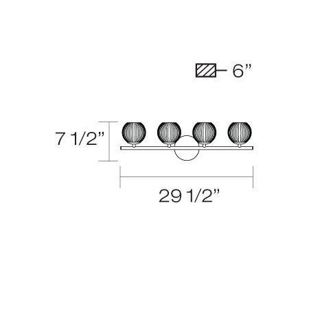 Eurofase Lighting-19410-19410 Line Drawing 2