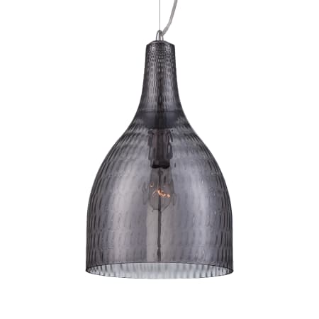 Eurofase Lighting Altima 10" Wide Mini Pendant Chrome / Smoke