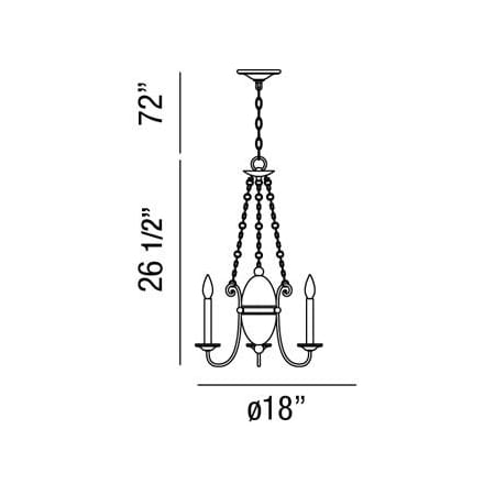 Eurofase Lighting-25605-25605 Line Drawing 2