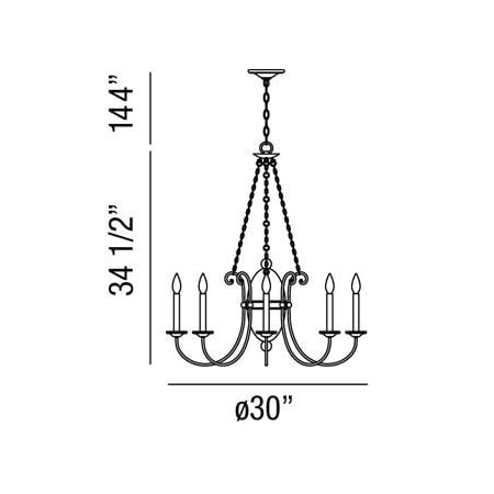 Eurofase Lighting-25607-25607 Line Drawing 2