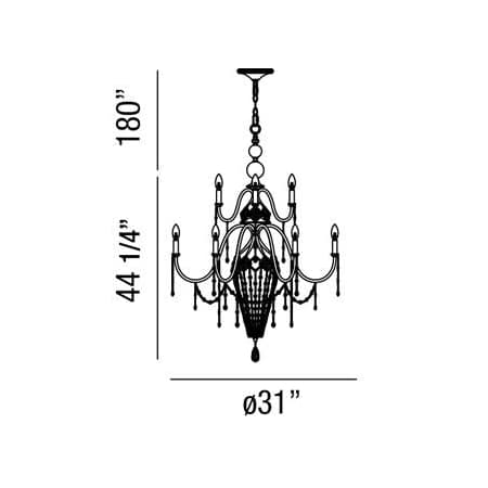 Eurofase Lighting-25630-25630 Line Drawing 2